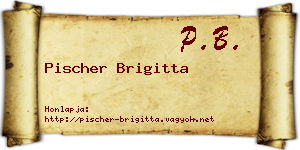 Pischer Brigitta névjegykártya